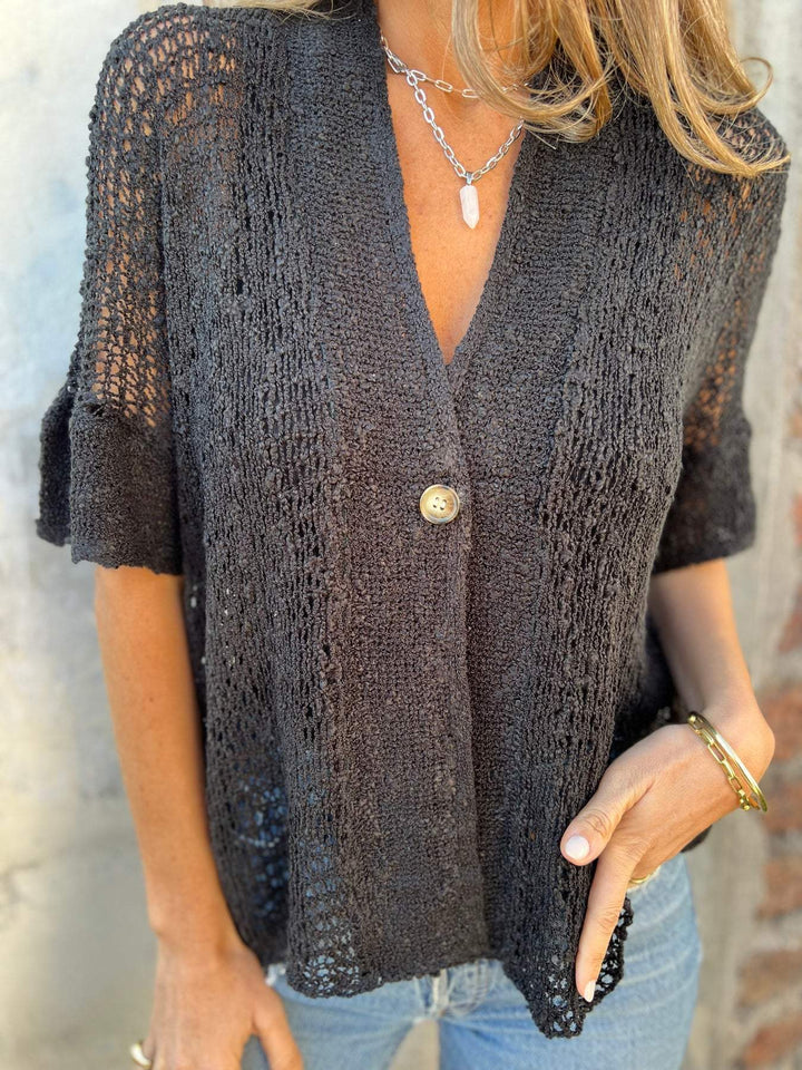 Ivonie™ - Elegant Textured Top