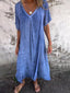 Kathy - V-Neck Midi Dress