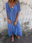 Kathy - V-Neck Midi Dress
