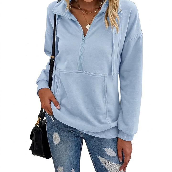 Stevie | Cozy Half-Zip Fleece Sweatshirt