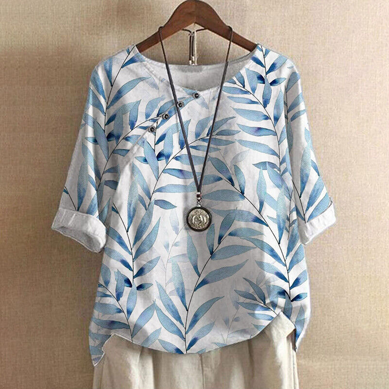 Eloise | Retro Blossom Floral Shirt