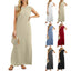 Wrinkle-free Casual Dress For Women With Split Hem