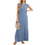 Wrinkle-free Casual Dress For Women With Split Hem