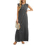 Wrinkle-free Casual Dress For Women With Split Hem