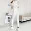 Women's two-piece tracksuit with hood