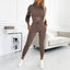 Women's two-piece tracksuit with hood
