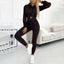 Women's two-piece tracksuit with hood