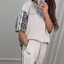 Patchwork Sweatshirt and Pants Set