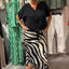 Women's Knot Blouse™ | Midi Skirt Set