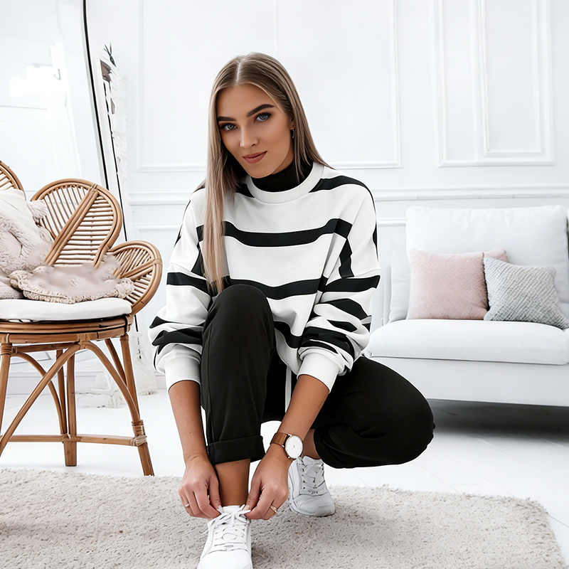 Women's Striped Sports 2-piece Set