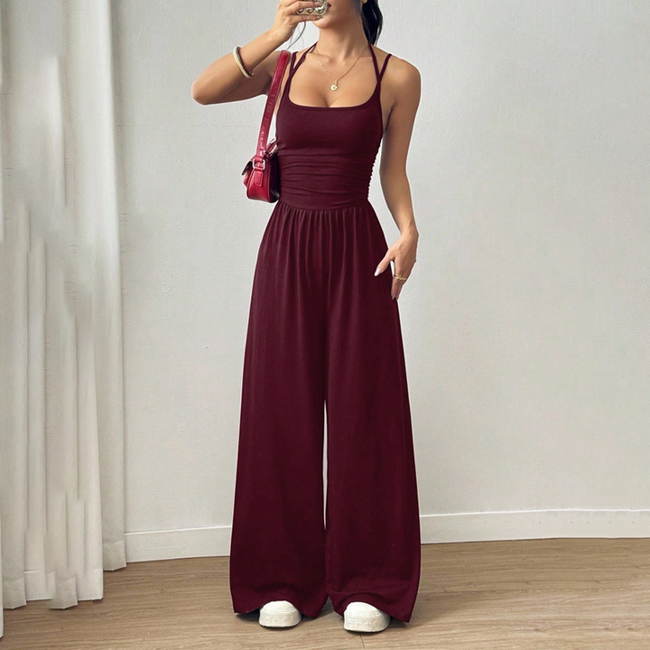 Women's Casual Spaghetti Strap Jumpsuit