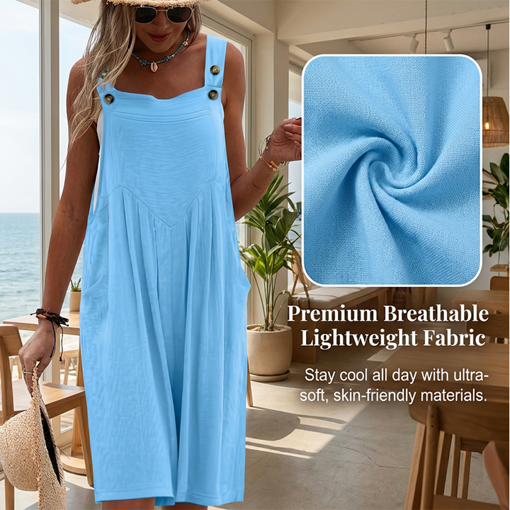 Sleeveless Wide-Leg Jumpsuit