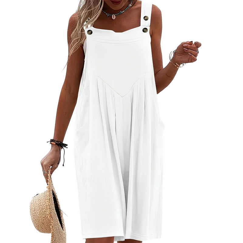 Sleeveless Wide-Leg Jumpsuit