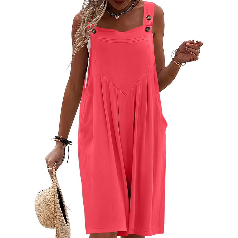 Sleeveless Wide-Leg Jumpsuit