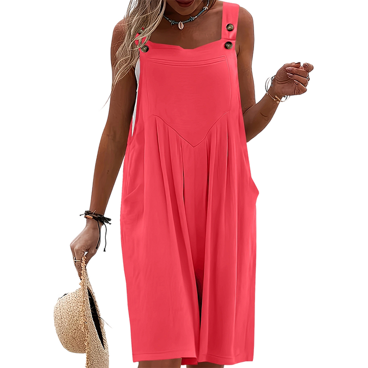 Sleeveless Wide-Leg Jumpsuit