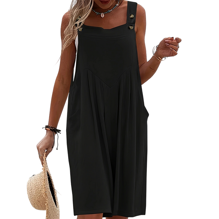 Sleeveless Wide-Leg Jumpsuit