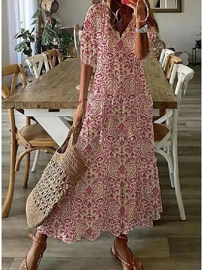 Isabelle™ - Boho Dress With Tummy Coverage