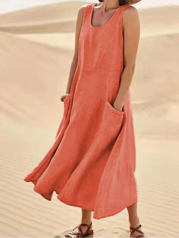 Alexa | Soft Linen Dress