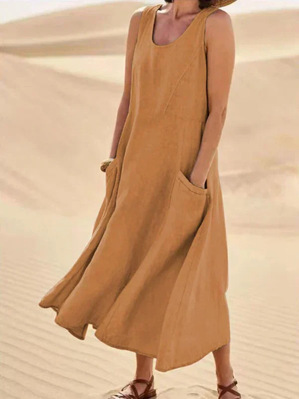 Alexa | Soft Linen Dress